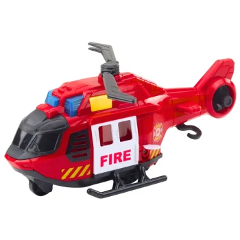 Vatrogasni Helikopter S Dizalicom, Svjetlima I Zvukovima, Crveni 2