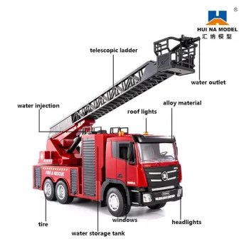 Vatrogasni Kamion S Kontejnerom Na Daljinsko Upravljanje 1