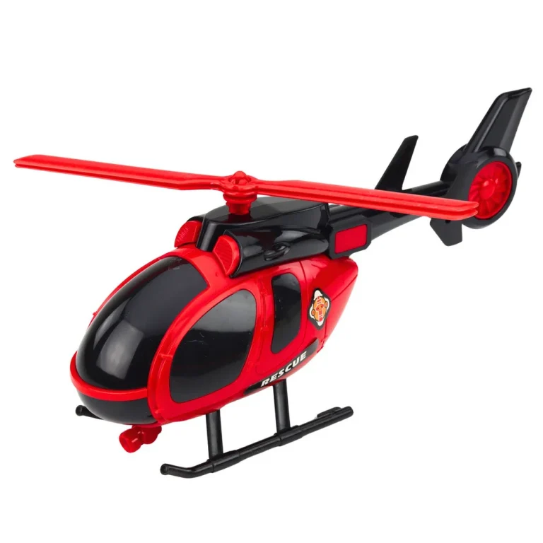Vatrogasni Set, Vučni Kamion, Auto I Helikopter, Svjetla I Zvuk 4