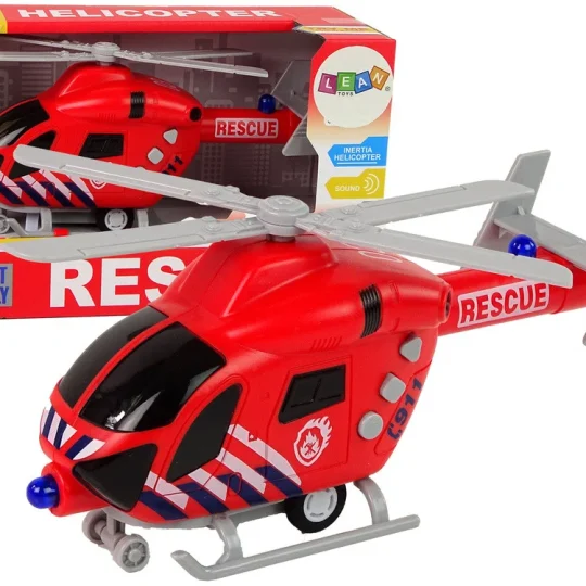 Vatrogasni Spasilački Helikopter S Crvenim Zvučnim Svjetlima, Propeleri 1
