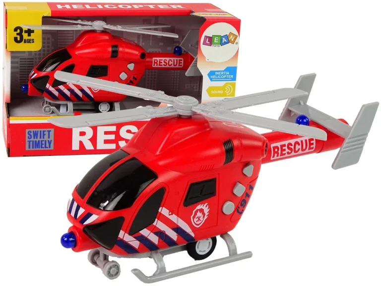 Vatrogasni Spasilački Helikopter S Crvenim Zvučnim Svjetlima, Propeleri 1