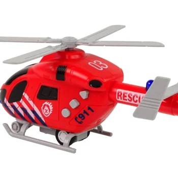 Vatrogasni Spasilački Helikopter S Crvenim Zvučnim Svjetlima, Propeleri 2