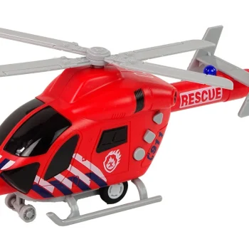 Vatrogasni Spasilački Helikopter S Crvenim Zvučnim Svjetlima, Propeleri 3