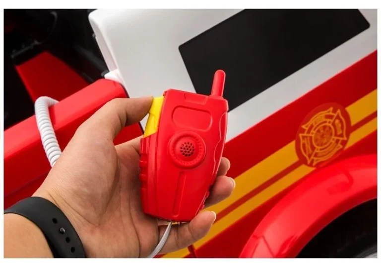 Vatrogasno Vozilo Crveni Električni Automobil Za Vožnju 16