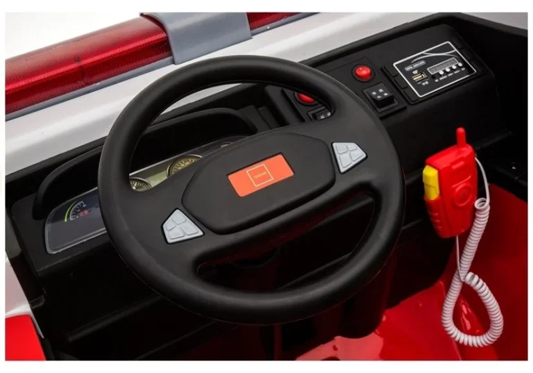 Vatrogasno Vozilo Crveni Električni Automobil Za Vožnju 17