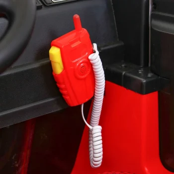 Vatrogasno Vozilo Na Baterije Za Djecu + Vodeni Top + Megafon + Svjetlo Za Vatru + Daljinski 10