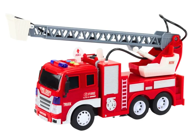 Vatrogasno Vozilo S Bumom 1:16, Vodeni Sprej, Crveno 2