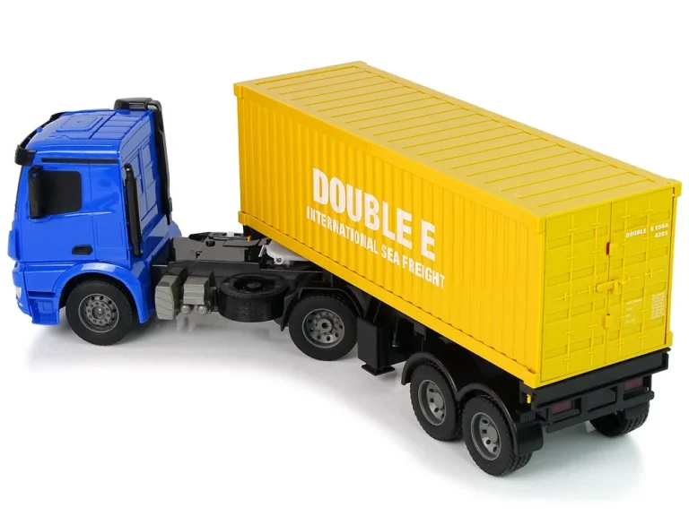 Veliki R/c Kamion Mercedes Arocs Plavi 1:20 Kontejner Dug 58 Cm 3