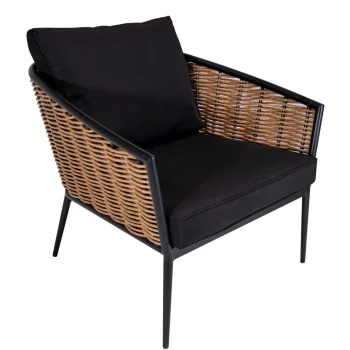 Veliki Aluminijski Vrtni Set Kauč + 2 Fotelje + Stol 5