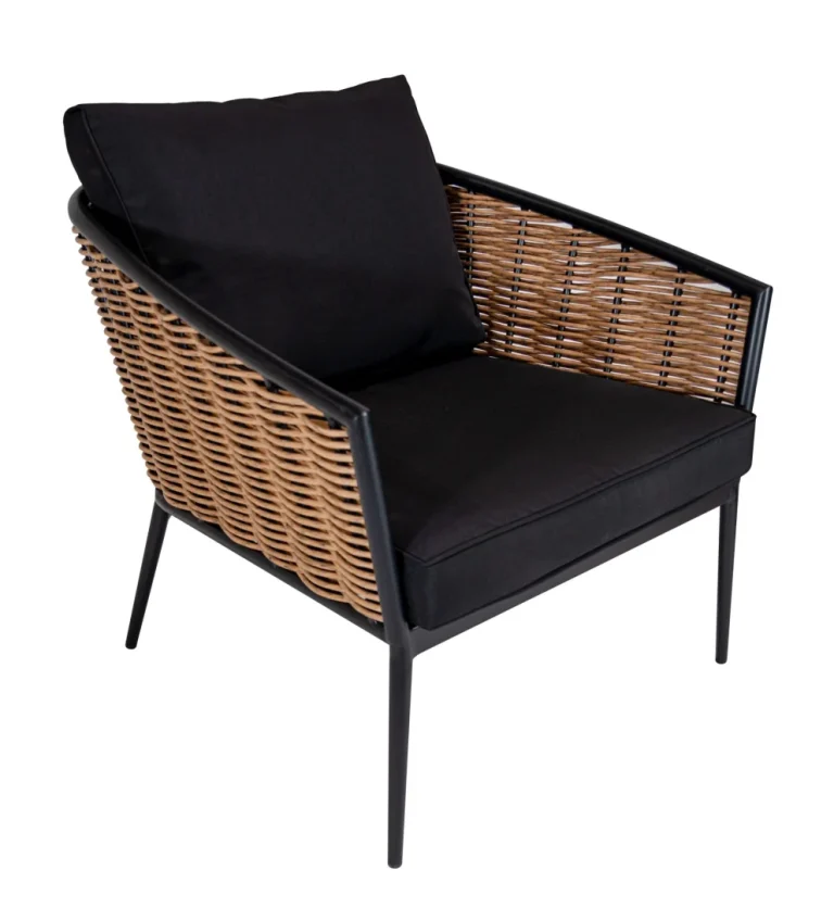 Veliki Aluminijski Vrtni Set Kauč + 2 Fotelje + Stol 5