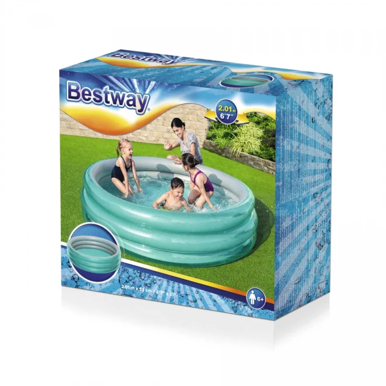 Veliki Dječji Bazen Na Napuhavanje 6+ Godina 201x53 Bestway + Zakrpa Za Popravak 9