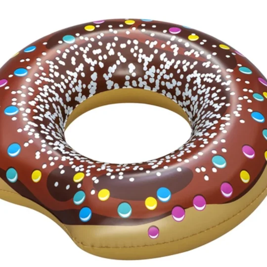 Veliki Dječji Kolut Za Plivanje, Smeđi, Bestway 107 Cm, Vinil 1