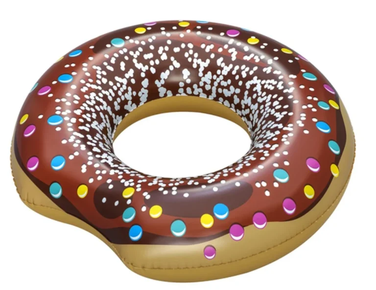 Veliki Dječji Kolut Za Plivanje, Smeđi, Bestway 107 Cm, Vinil 1