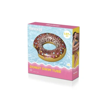 Veliki Dječji Kolut Za Plivanje, Smeđi, Bestway 107 Cm, Vinil 11