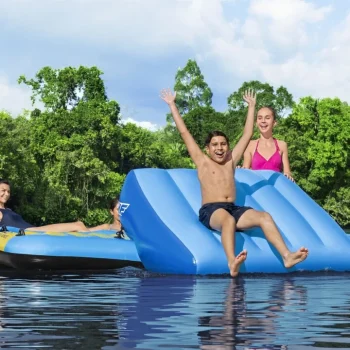 Veliki Napuhani Hydro Force Otok Za Plivanje Za 5 Osoba Bestway + Tobogan 365x295x77cm + Tobogan 5