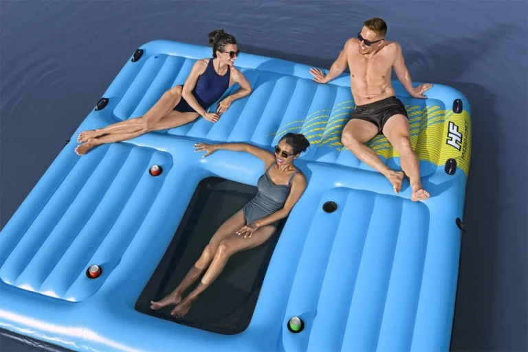 Veliki Napuhani Hydro Force Otok Za Plivanje Za 5 Osoba Bestway + Tobogan 365x295x77cm + Tobogan 6