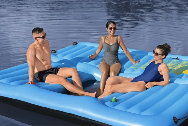 Veliki Napuhani Hydro Force Otok Za Plivanje Za 5 Osoba Bestway + Tobogan 365x295x77cm + Tobogan 8