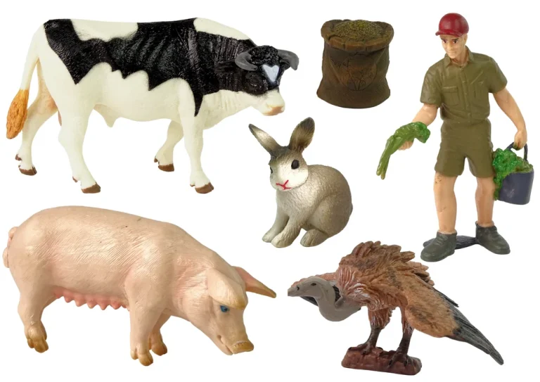Veliki Set Farmi: životinje + Farmer, 10 Dijelova 2