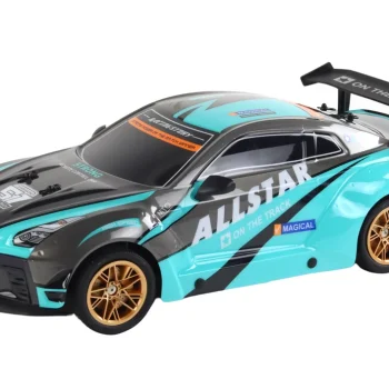 Veliki Sportski Automobil Na Daljinsko Upravljanje 1:10 Tirkizno Crni 3