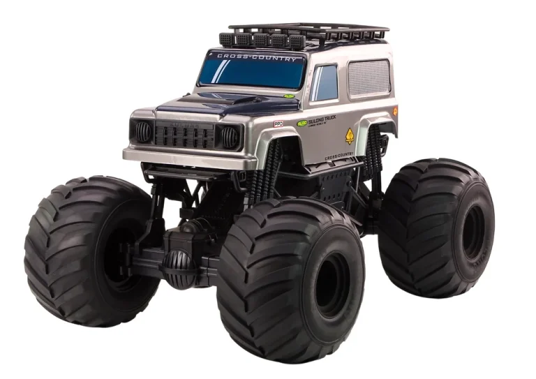 Veliki Terenski Suv Na Daljinsko Upravljanje 2.4g Rc 1:6 Sivi 2