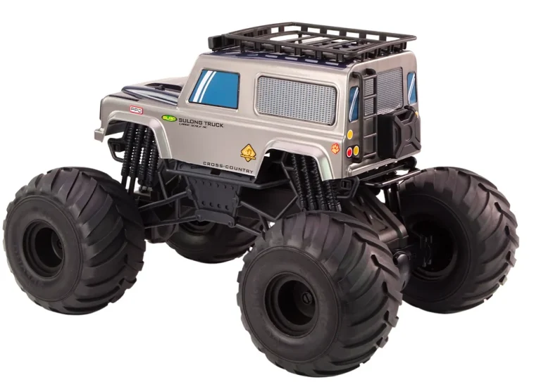 Veliki Terenski Suv Na Daljinsko Upravljanje 2.4g Rc 1:6 Sivi 3