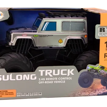 Veliki Terenski Suv Na Daljinsko Upravljanje 2.4g Rc 1:6 Sivi 5