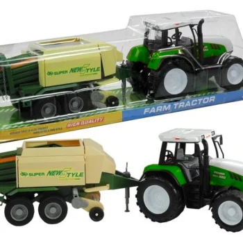 Veliki Traktor S Prikolicom Poljoprivredni Stroj 65 Cm 2