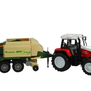 Veliki Traktor S Prikolicom Poljoprivredni Stroj 65 Cm 3