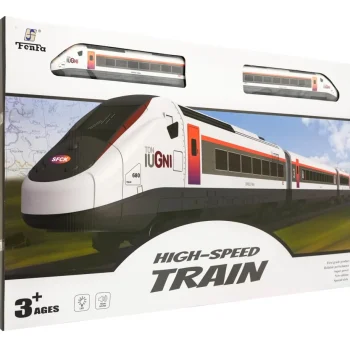 Veliki Vlak S Prugom 3+ 2 Lokomotive I 2 Vagona 5
