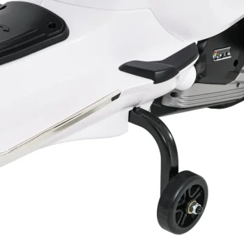 Vespa Roma Skuter Vozilo Bijeli Motocikl Za Djecu, Bijela Motor Na Akumulator 20