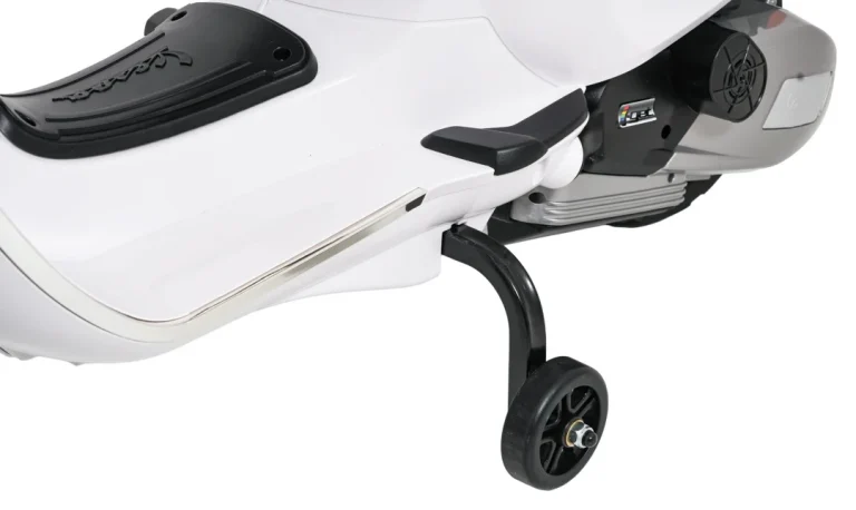 Vespa Roma Skuter Vozilo Bijeli Motocikl Za Djecu, Bijela Motor Na Akumulator 20