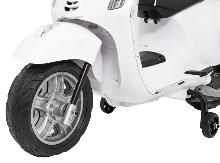 Vespa Roma Skuter Vozilo Bijeli Motocikl Za Djecu, Bijela Motor Na Akumulator 21
