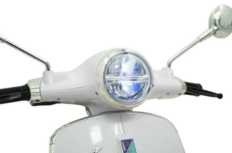 Vespa Roma Skuter Vozilo Bijeli Motocikl Za Djecu, Bijela Motor Na Akumulator 24