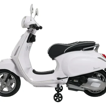 Vespa Roma Skuter Vozilo Bijeli Motocikl Za Djecu, Bijela Motor Na Akumulator 6