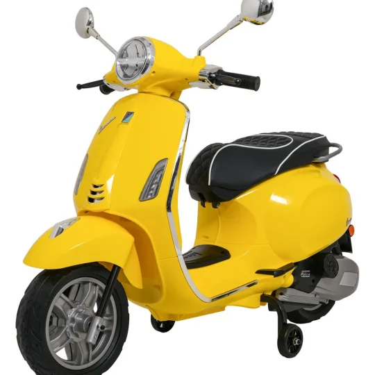 Vespa Roma Skuter Na Akumulator, žuti Motor Na Akumulator 1