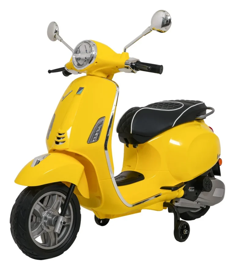 Vespa Roma Skuter Na Akumulator, žuti Motor Na Akumulator 1