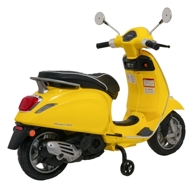 Vespa Roma Skuter Na Akumulator, žuti Motor Na Akumulator 10