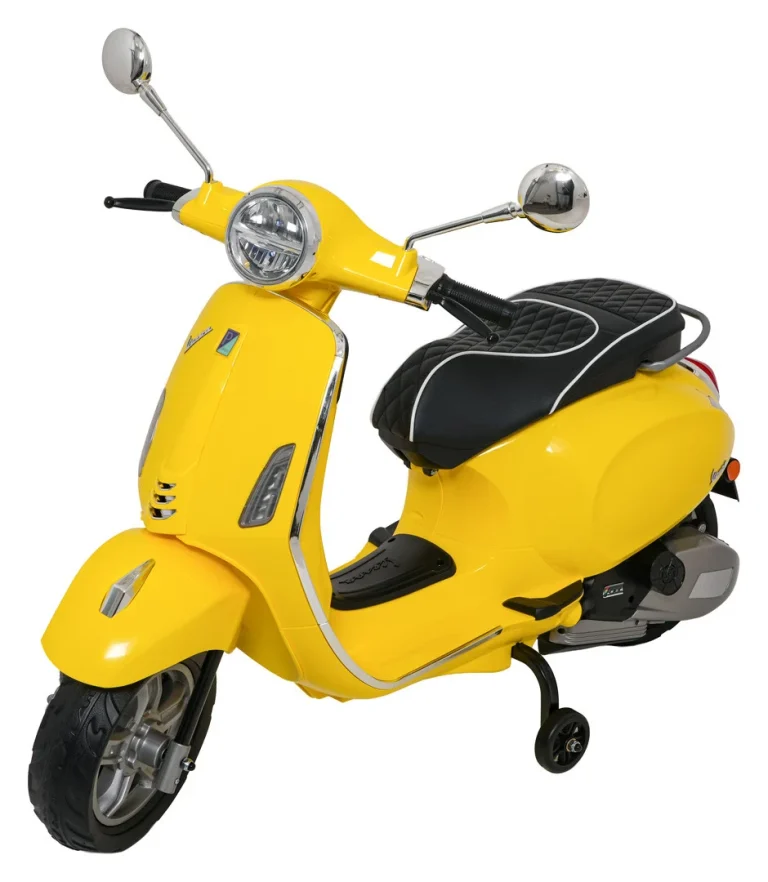 Vespa Roma Skuter Na Akumulator, žuti Motor Na Akumulator 14