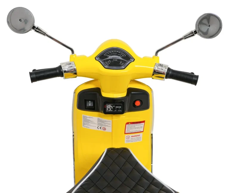 Vespa Roma Skuter Na Akumulator, žuti Motor Na Akumulator 16