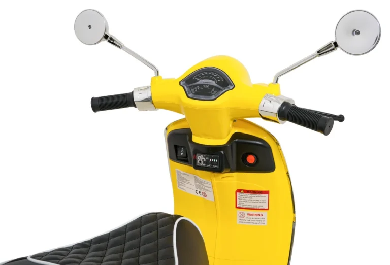 Vespa Roma Skuter Na Akumulator, žuti Motor Na Akumulator 20