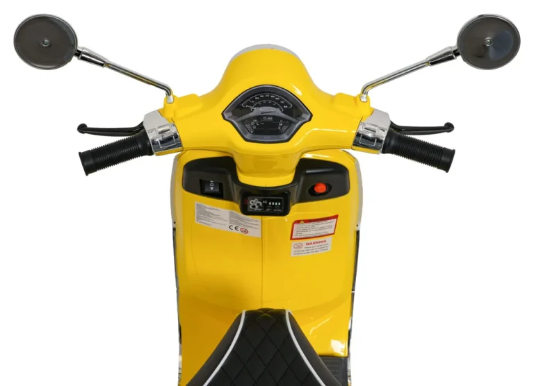 Vespa Roma Skuter Na Akumulator, žuti Motor Na Akumulator 27