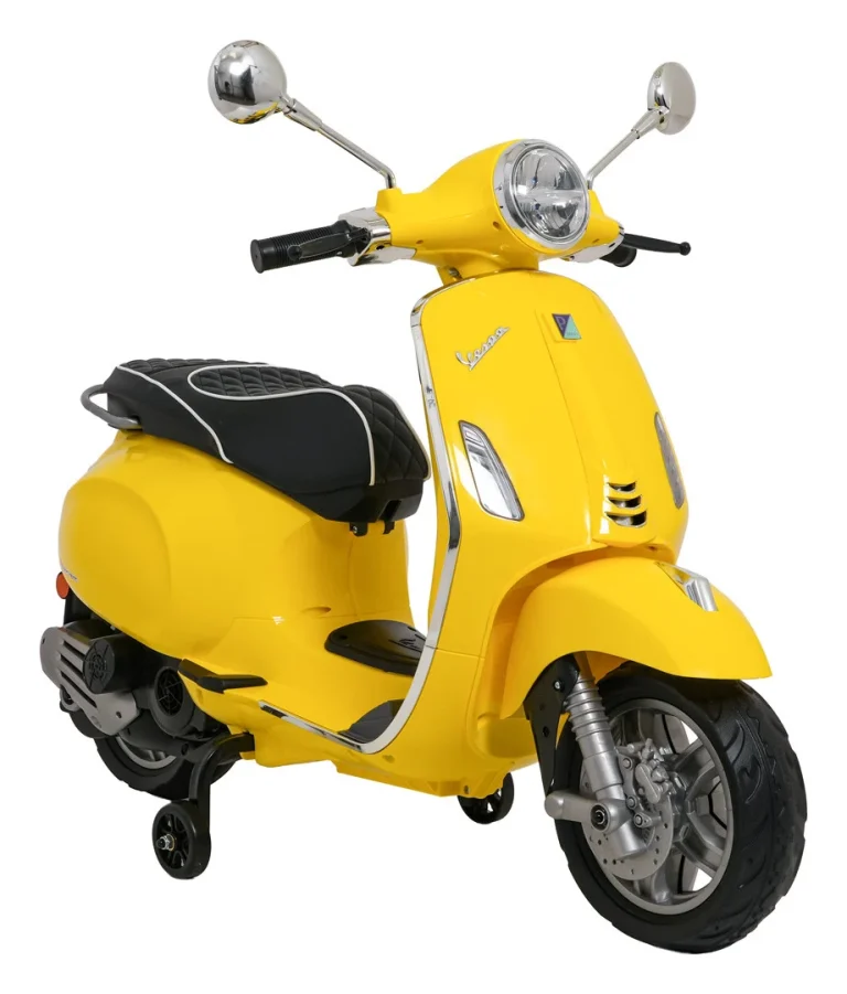 Vespa Roma Skuter Na Akumulator, žuti Motor Na Akumulator 5