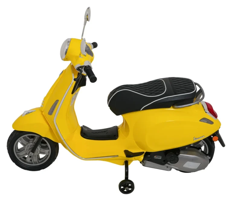 Vespa Roma Skuter Na Akumulator, žuti Motor Na Akumulator 8