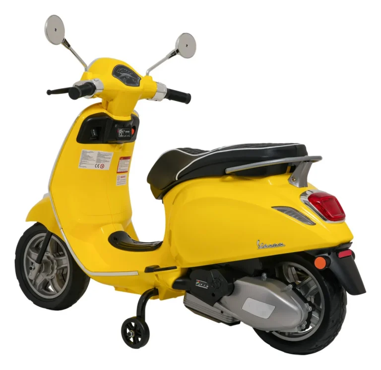 Vespa Roma Skuter Na Akumulator, žuti Motor Na Akumulator 9