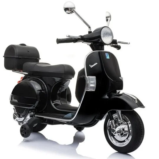 Vespa Scooter Električni Motocikl Crni Motor Na Akumulator 1