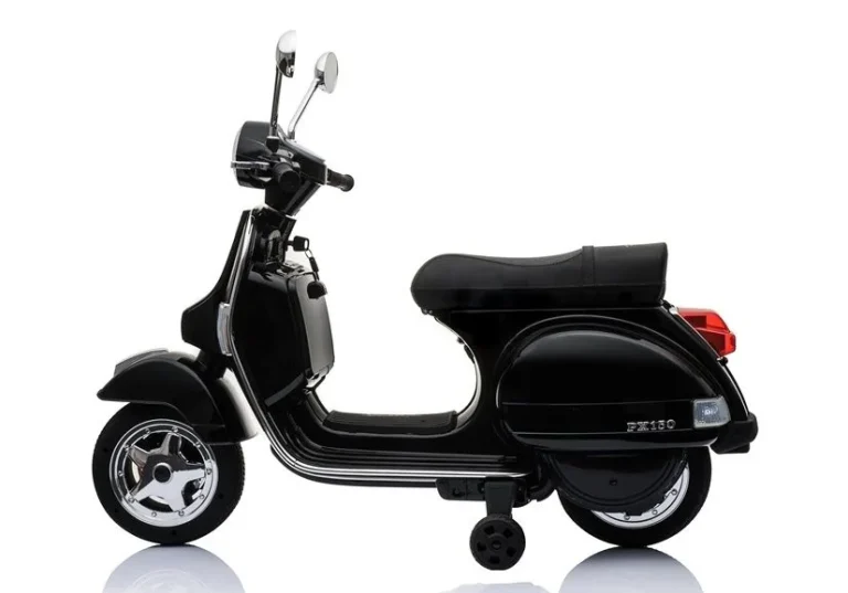 Vespa Scooter Električni Motocikl Crni Motor Na Akumulator 3