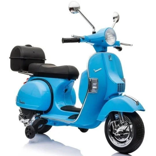 Vespa Scooter Električni Motocikl Plavi Motor Na Akumulator 1