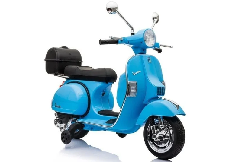 Vespa Scooter Električni Motocikl Plavi Motor Na Akumulator 1