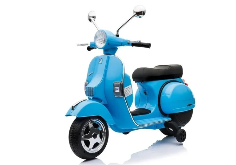 Vespa Scooter Električni Motocikl Plavi Motor Na Akumulator 2