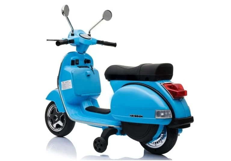 Vespa Scooter Električni Motocikl Plavi Motor Na Akumulator 3